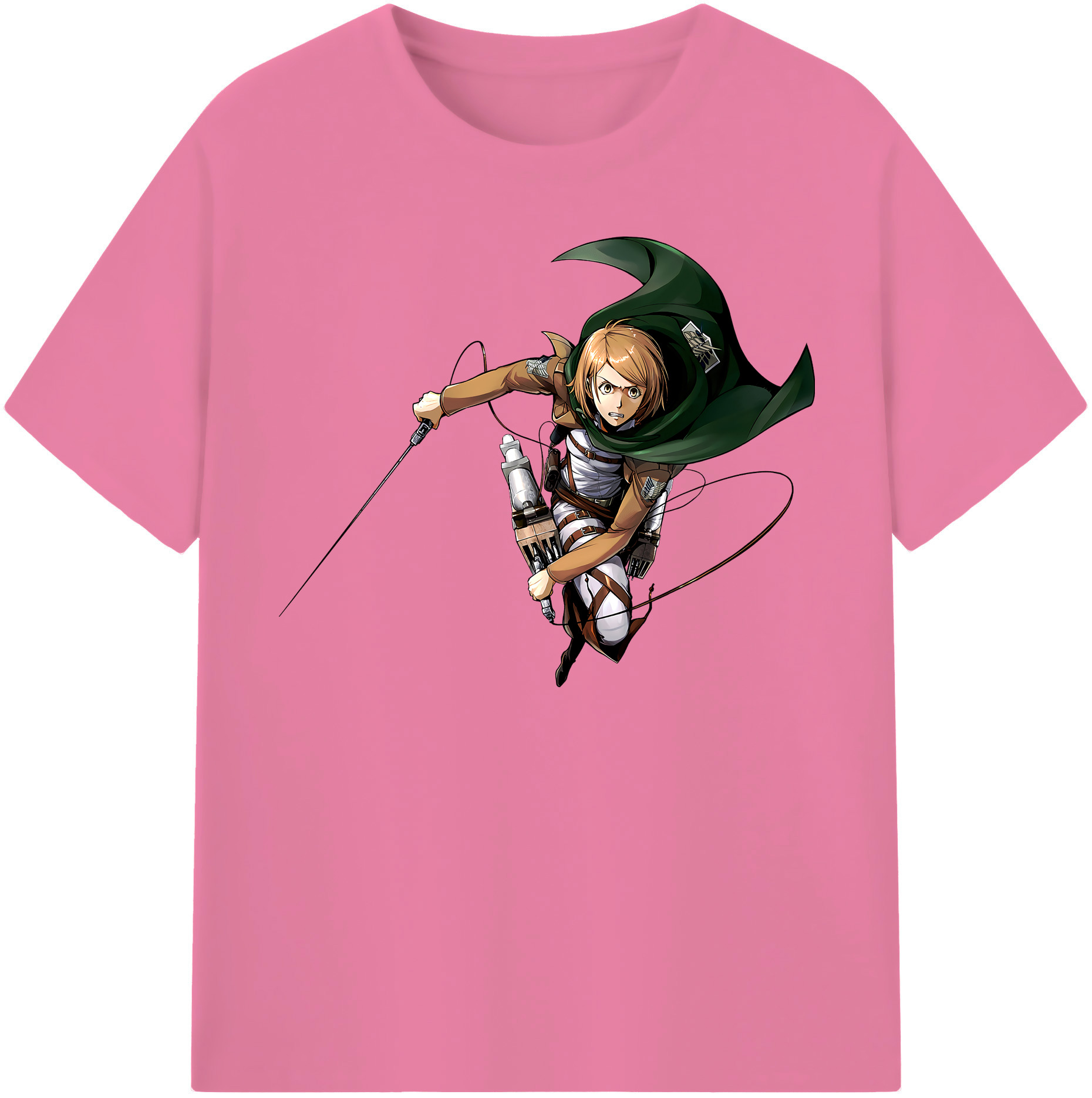 （画像用） 進撃の巨人 ペトラ·ラル Attack on Titan Petra Rall 綿100％半袖Tシャツ（フロントプリント）